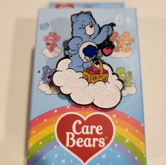 Loungefly Care Bears Glitter Clouds Pin Blind Box Grumpy Bear Basket NEW Opened - Picture 11 of 11